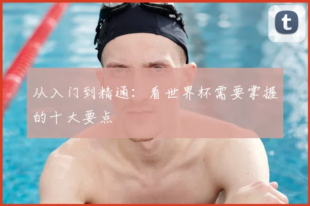 从入门到精通：看世界杯需要掌握的十大要点